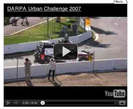 Image to go with video of: DARPA Urban Challenge 2007