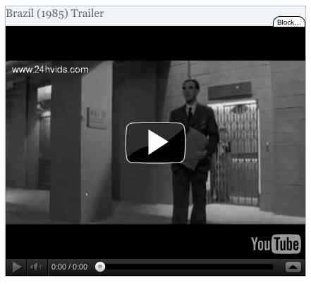 Image to go with video of: Brazil (1985) Trailer