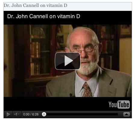 Image to go with video of: Dr. John Cannell on vitamin D